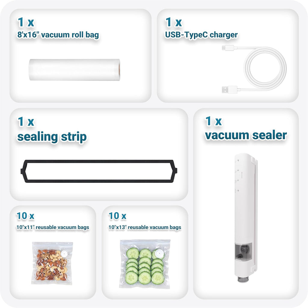 Compact Vacuum Sealer for Food