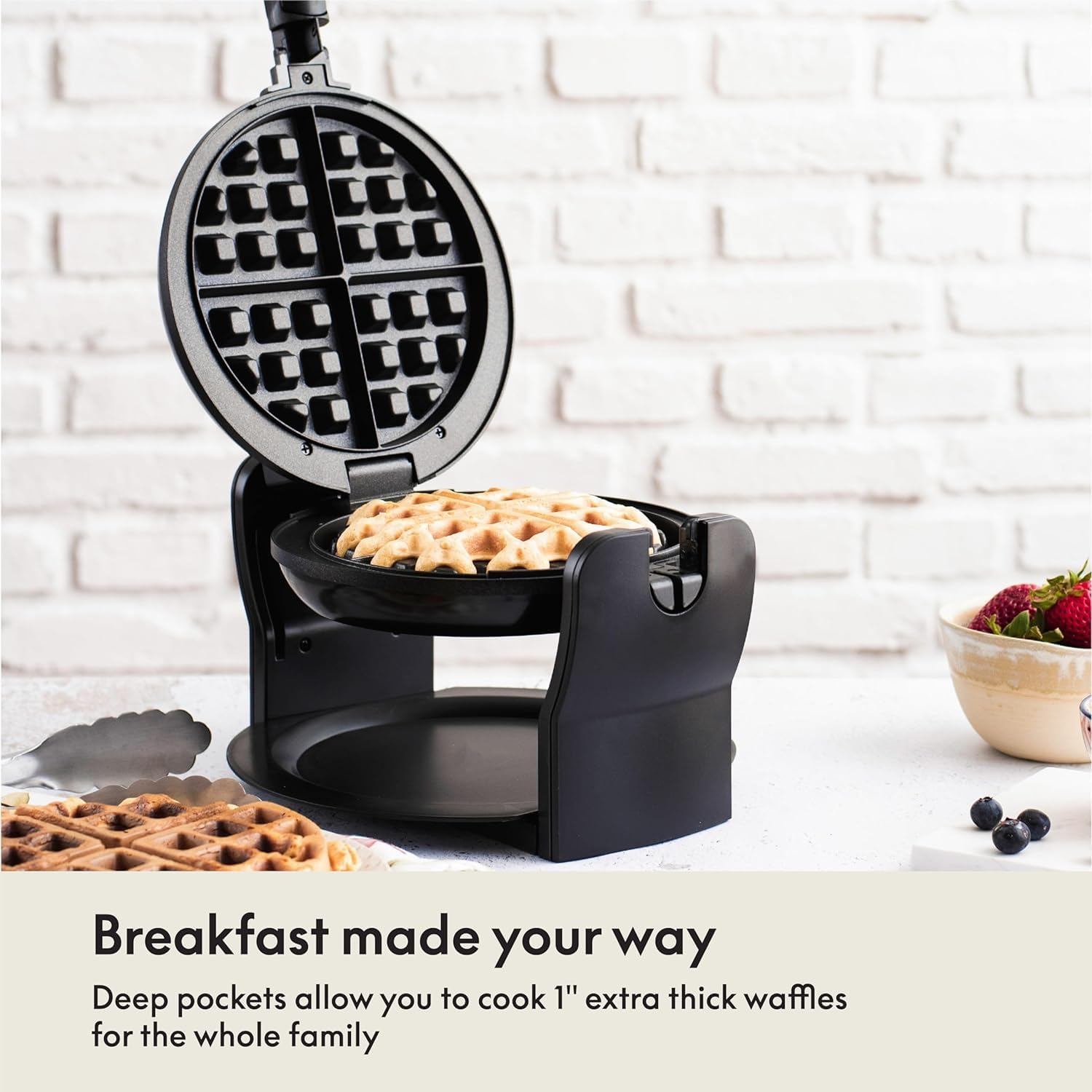Rotating Belgian Waffle Maker